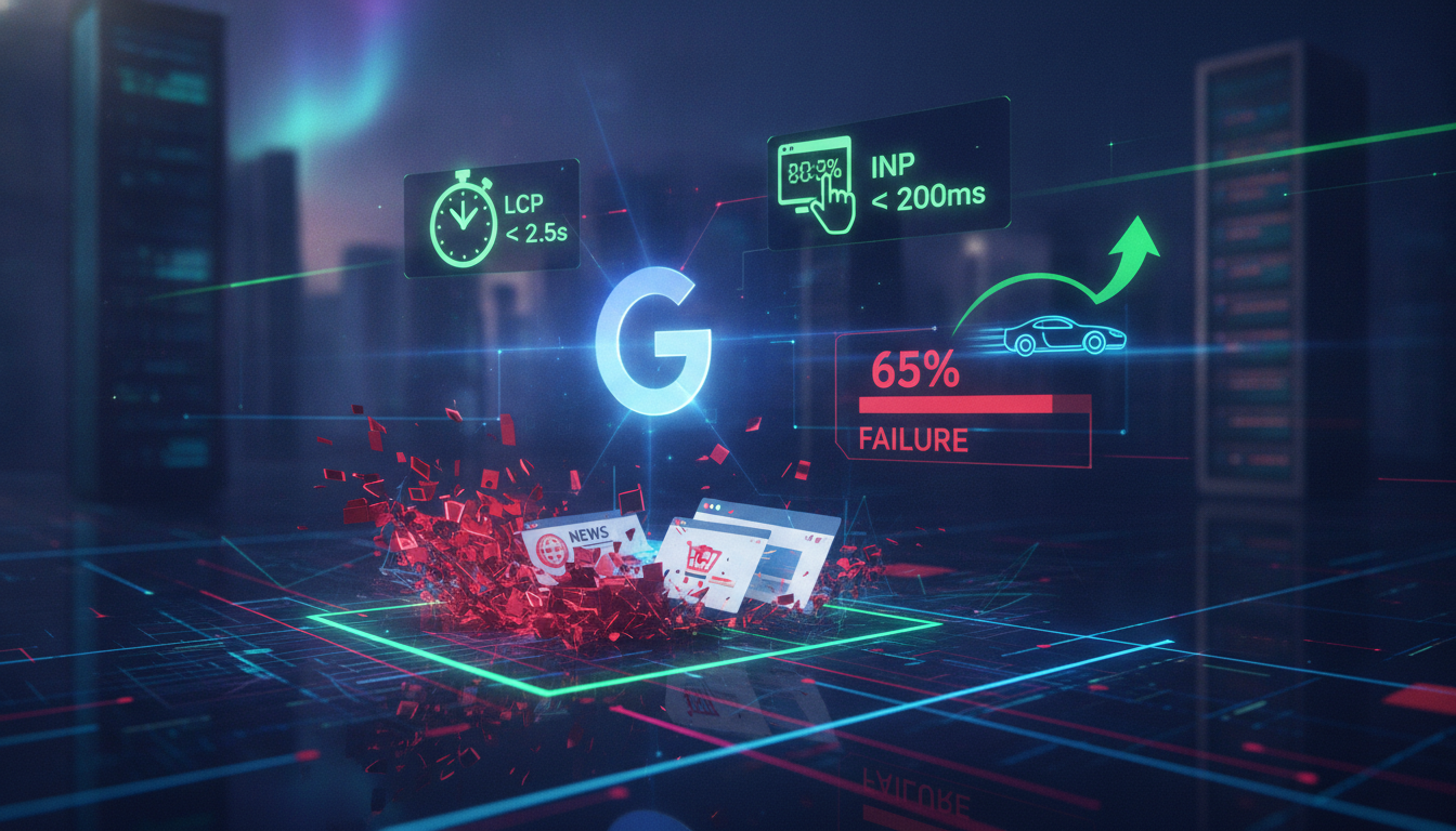 Core Web Vitals 2026: новые стандарты скорости загрузки